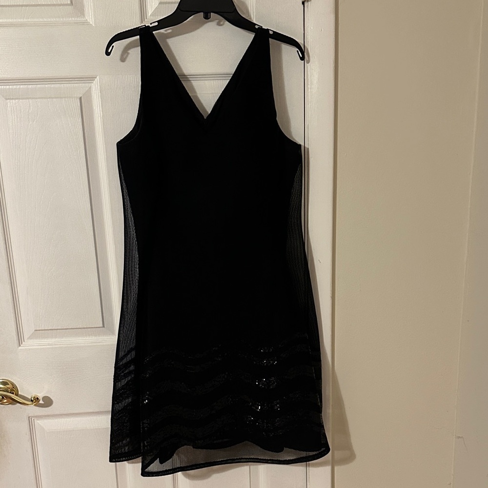 DKNY Fit and Flare Sleeveless Dress